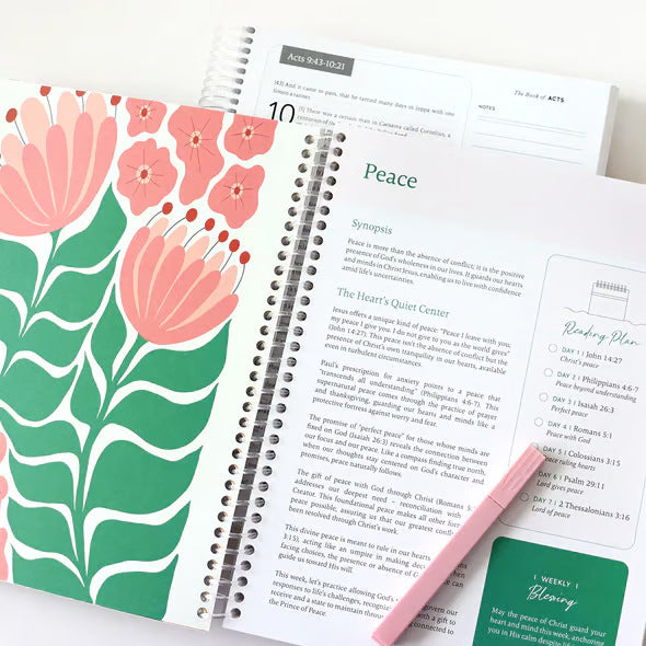 The Bible In A Year A 52-Week Journey Bible Notebook