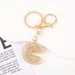 Cute Initial Letter Keychain Backpack Charms