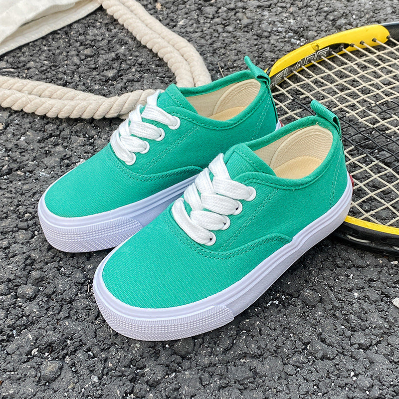 Kid's Canvas Lace-up Shoes
