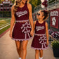 Custom Text Logo Girls' Sleeveless Top and Skirt Two-Piece Set