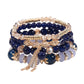 Colored Glass Crystal Bracelet