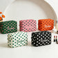 Custom Polka-Dot Color-Block Makeup Bag