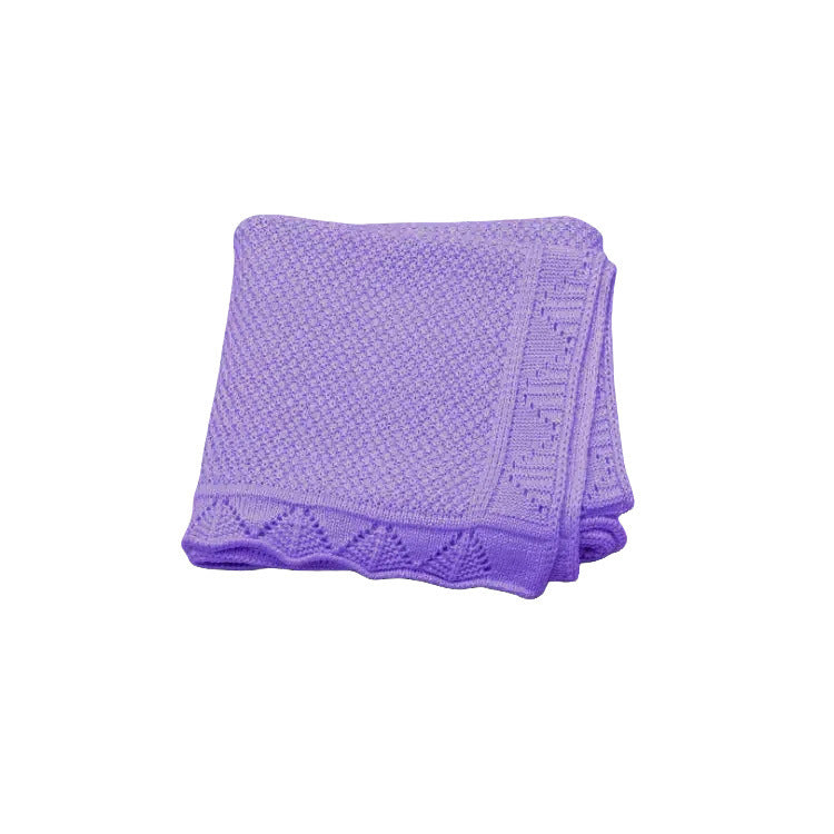 Embroidered Logo Blanket Knitted Swaddle/Wrap for Boys & Girls