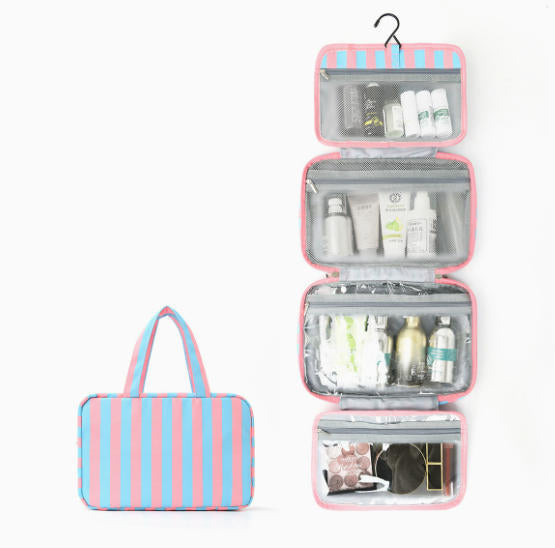 Customizable Name Wet/Dry Separation Toiletry & Cosmetic Bag – Portable Organizer