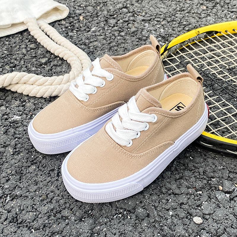 Kid's Canvas Lace-up Shoes