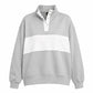 Custom Name Preppy Style Quarter-Snap Sweatshirt