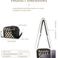 Checkered Crossbody Bag