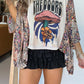 Loose Printed Top for Women