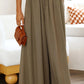 Wide Leg High Waist Trousers