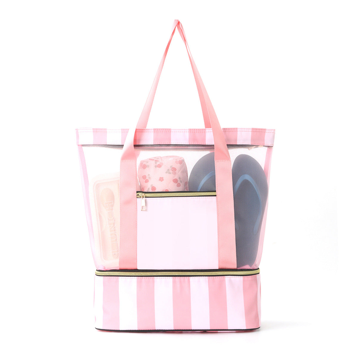 Double-layer Beach Tote Swimming Bag