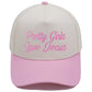 Embroidered Pretty Girls Love Jesus Baseball Cap