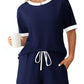 Cozy Ribbed Contrast Lounge Set