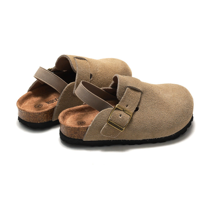 Children's sandals boys' beach slippers girls' closed toe