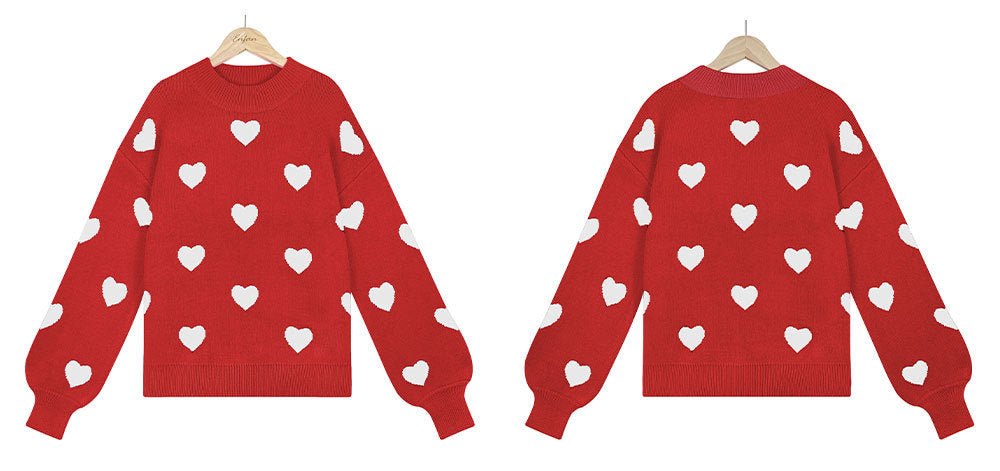 Valentine’s Day Heart Sweater