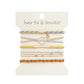 Boho 2-in-1 Hair Tie & Bracelet Set (5-Piece Pack)