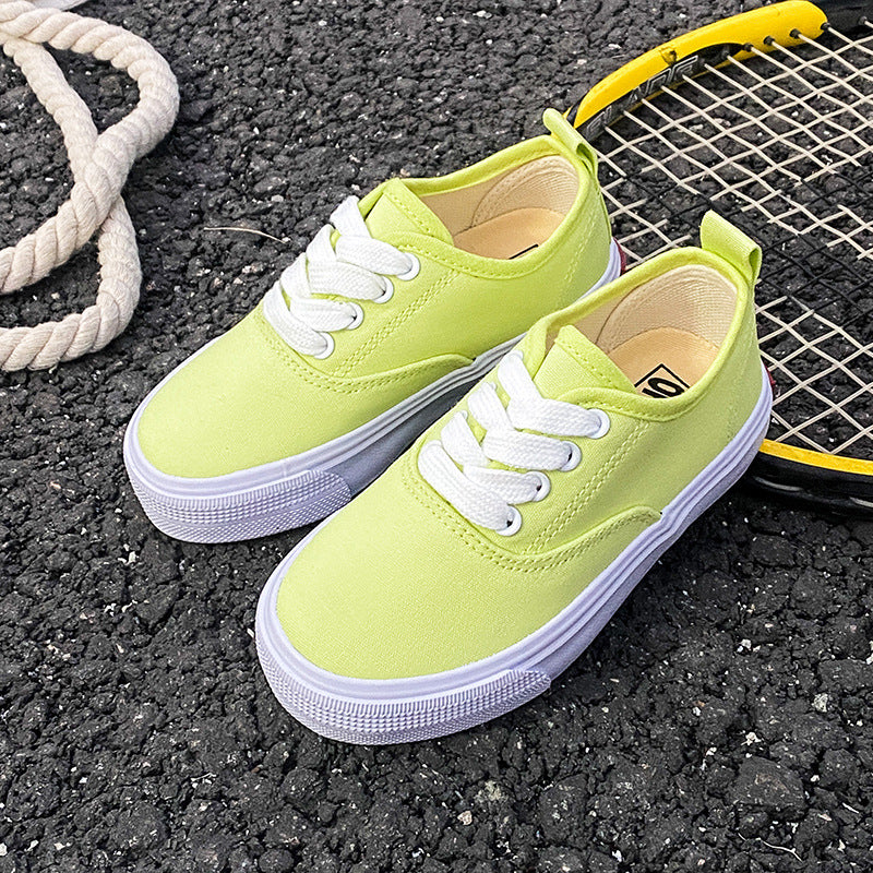 Kid's Canvas Lace-up Shoes