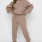 Round Neck Sweatshirt + Pants Suit