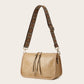 Retro Solid Color Crossbody Bag