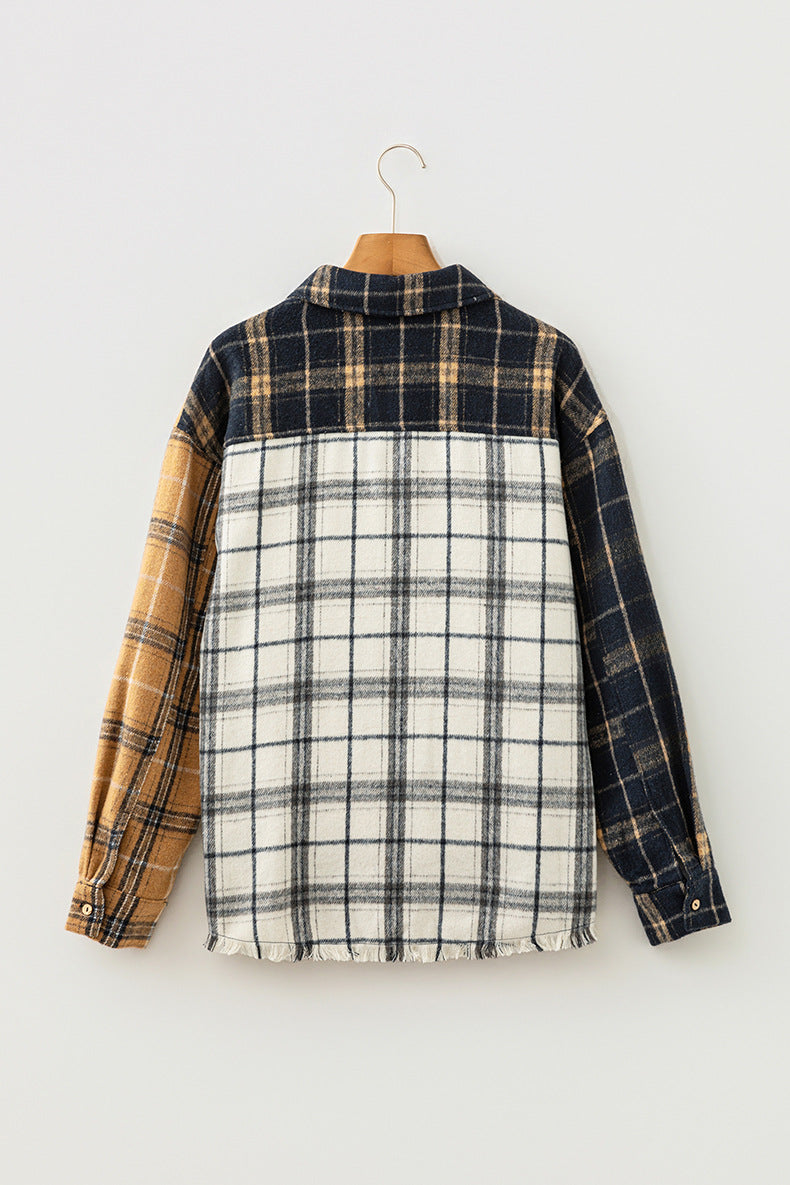 Haisley Multi-Plaid Top