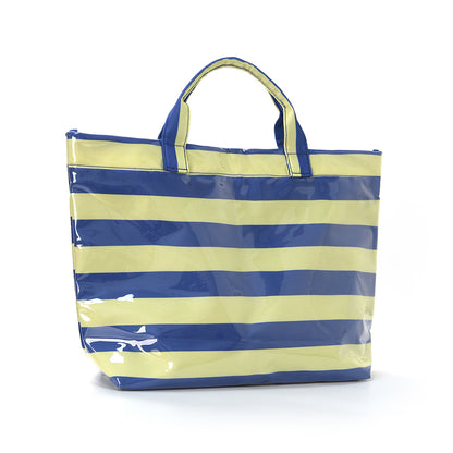 Sunset Stripe Clear PVC Tote Bag