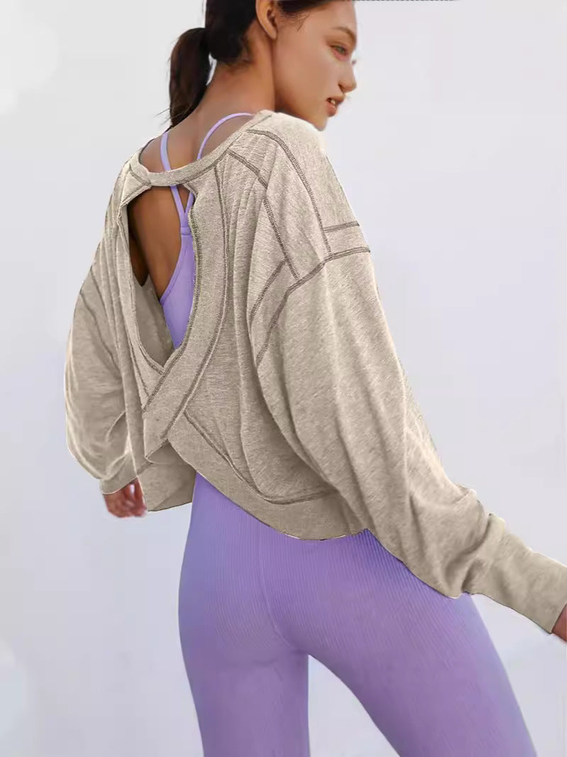 Sport Long Sleeve Cooling Shirt Loose T-shirt