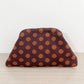 Polka Dot Knitted Kiss-Lock Clutch Bag