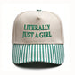 LITERALLY JUST A GIRL Embroidered Trucker Hat