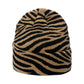 Cow Print Knitted Hat