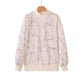 Khaki Camo Mock Neck Baggy Sweatshirt