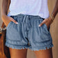 Pocket Frayed Tencel Shorts