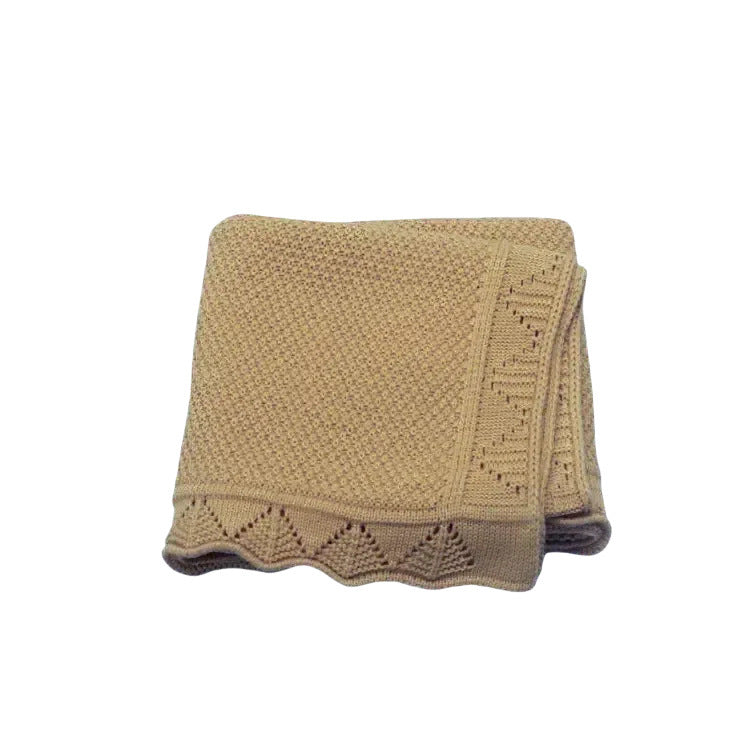 Embroidered Logo Blanket Knitted Swaddle/Wrap for Boys & Girls