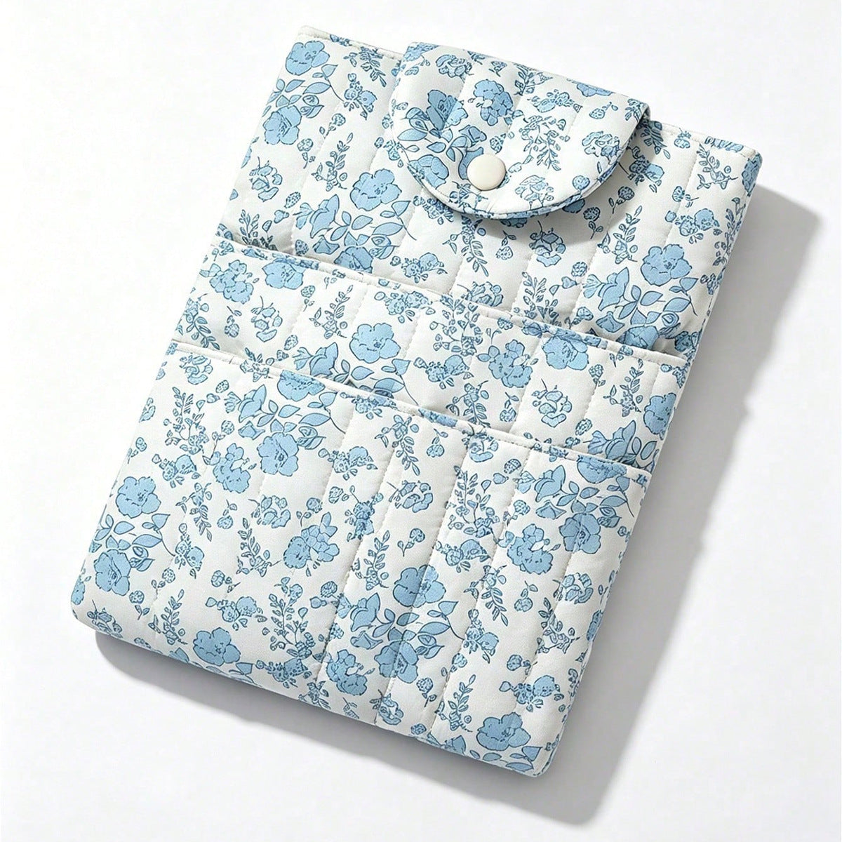 Quilted Bible Cover with Pen Slots & Phone Pocket