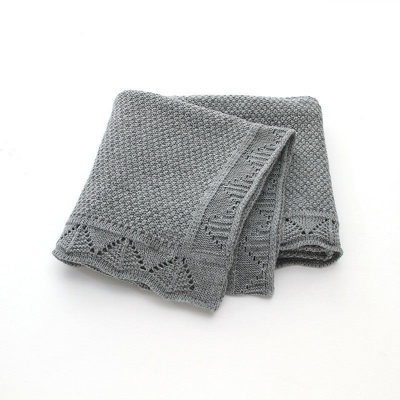 Embroidered Logo Blanket Knitted Swaddle/Wrap for Boys & Girls