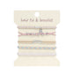 Boho 2-in-1 Hair Tie & Bracelet Set (5-Piece Pack)