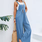 Full Size Wide Leg Overalls with Pockets