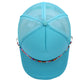Multicolor Beaded Band Black Trucker Hat