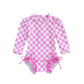 Kid's Plaid Swimsuit