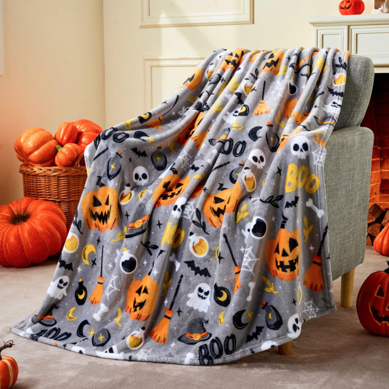 Halloween Flannel Blanket