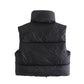 Zipper Vest Puffer Coat