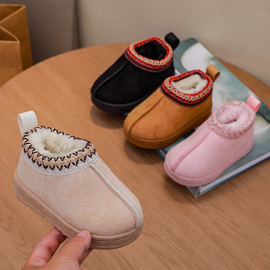 Boys' Winter Cotton Boots and Girls' Snow Boots