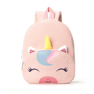 Kindergarten Girl Backpack With Zip Opening