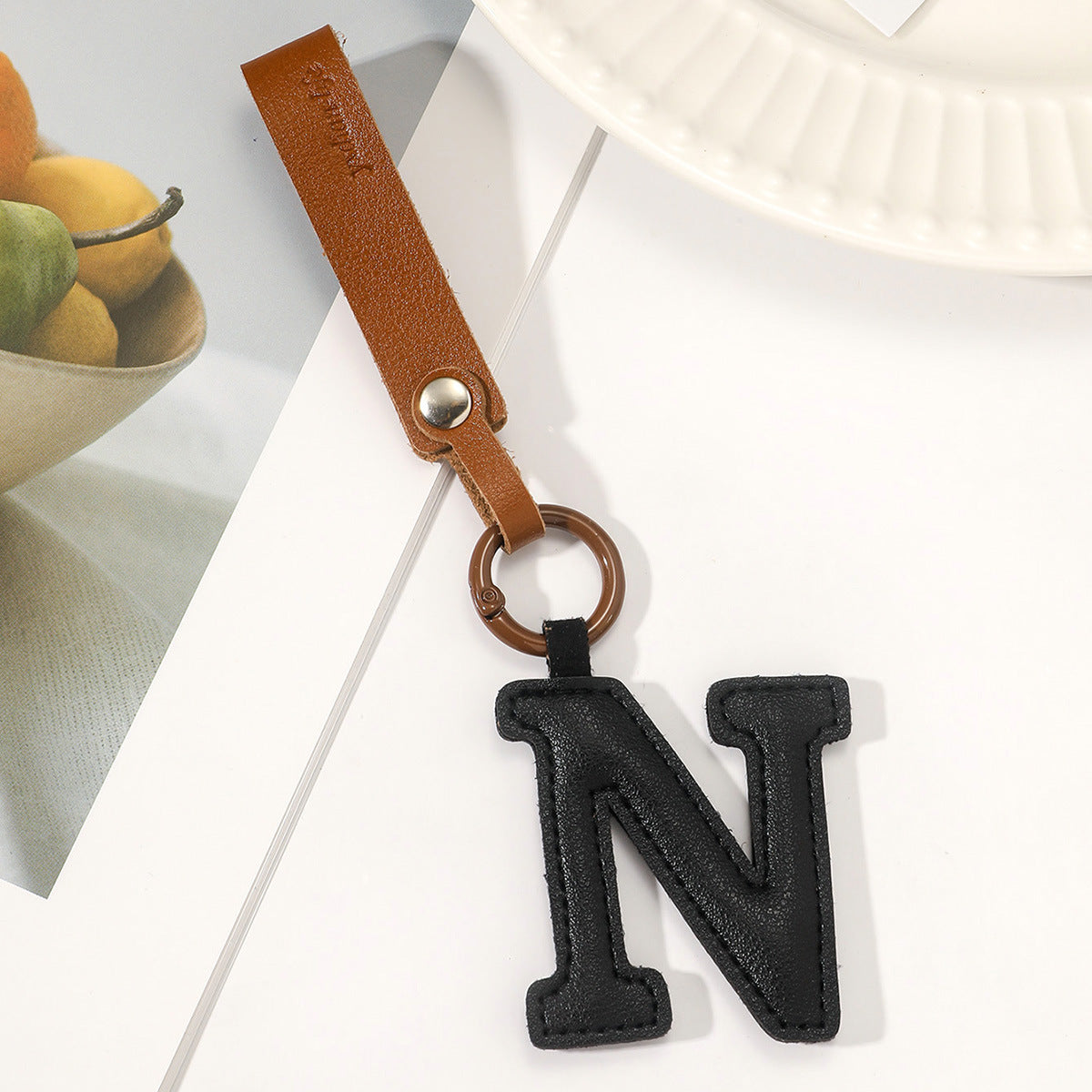 Alphabet Keychain Bag Charm