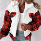 Sequin Patchwork Plush Jacket