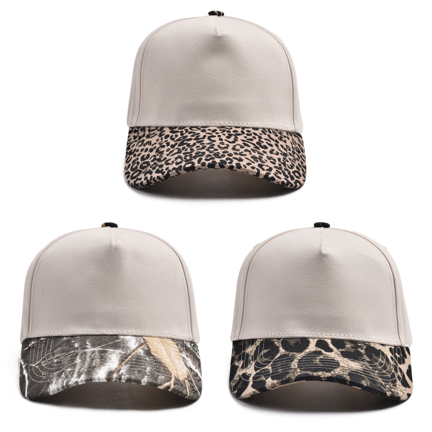 5-panel Color-blocked Trucker Cap
