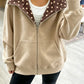 The Olivia Polka Dot Zip-Up