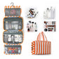 Foldable Hanging Toiletry Bag Wet & Dry Separation Cosmetic Organizer