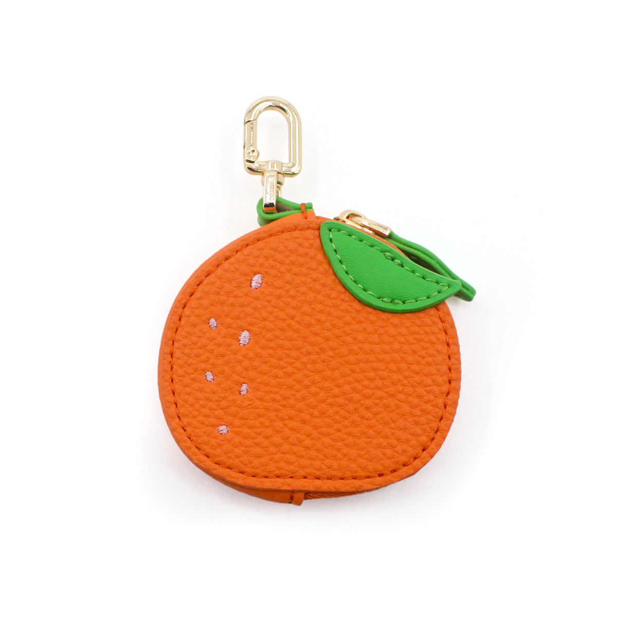 Cute Embroidered Leather Fruit-Shaped Chili Pepper Coin Purse