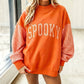 Gingham Plaid Oversized Pullover Sweatshirt