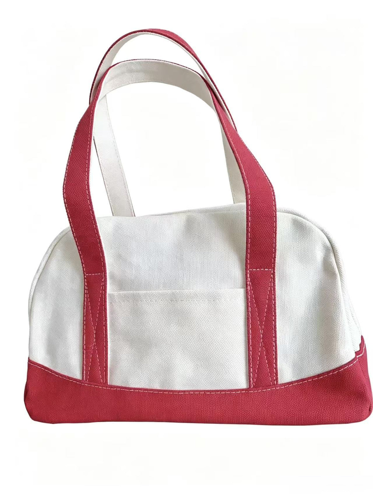 Personalized Embroidered Monogram Canvas Tote