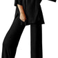 Loose T Side Pocket Sleepwear Set